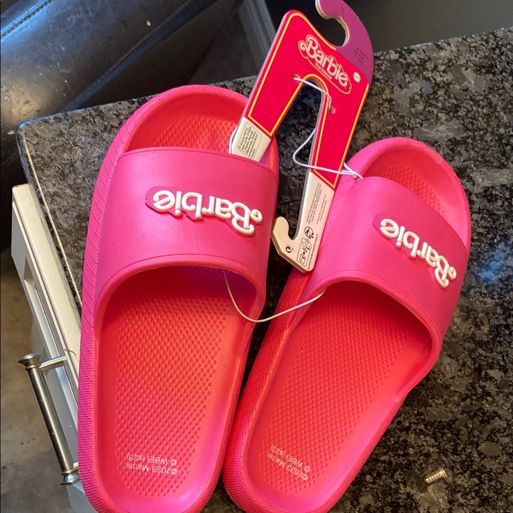 Barbie Pink Slide Sandals
